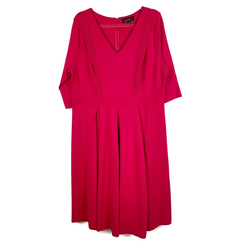 Eloquii Pink Knit Dress